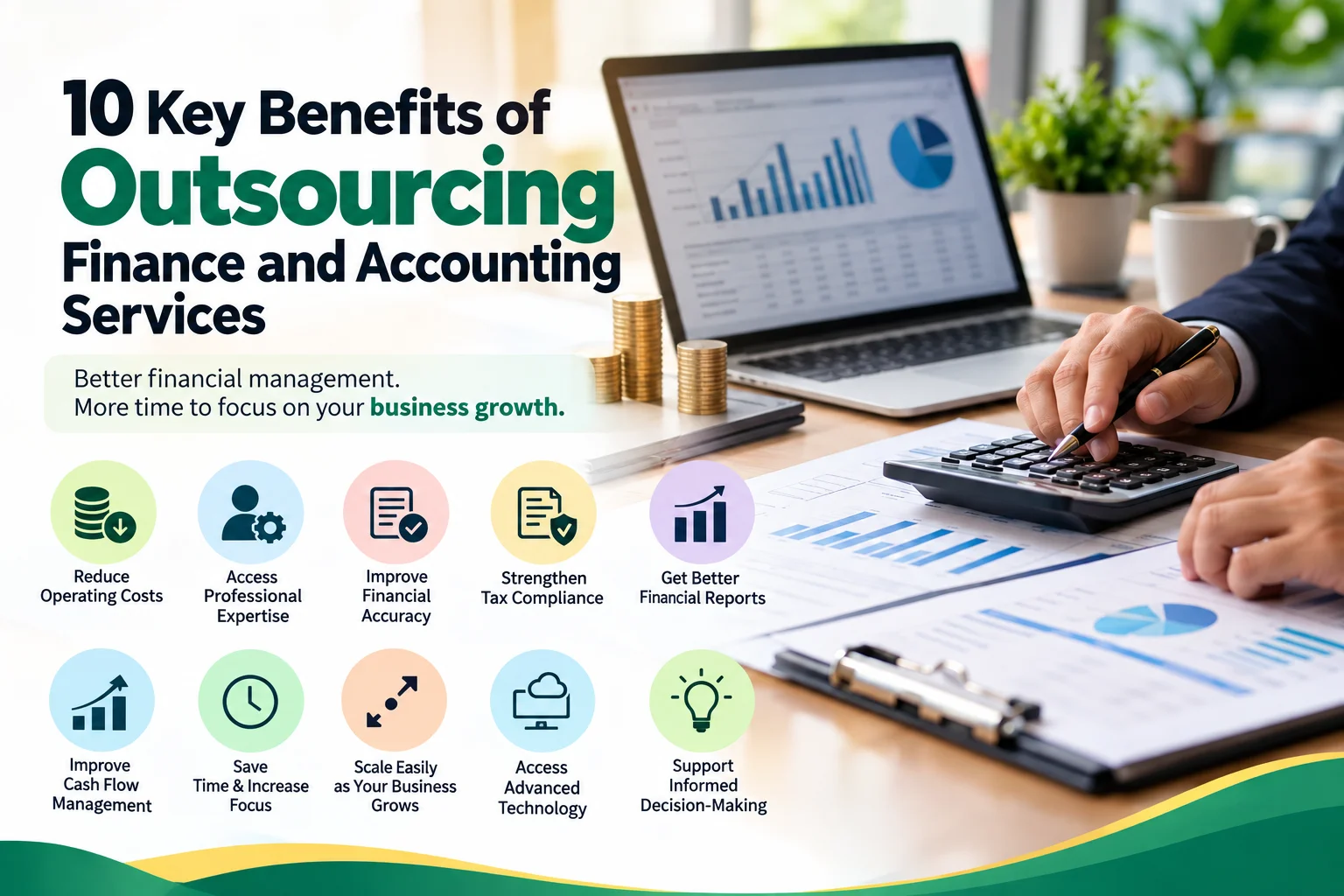 10 Benefits of Outsourcing Finance and Accounting Services for Businesses